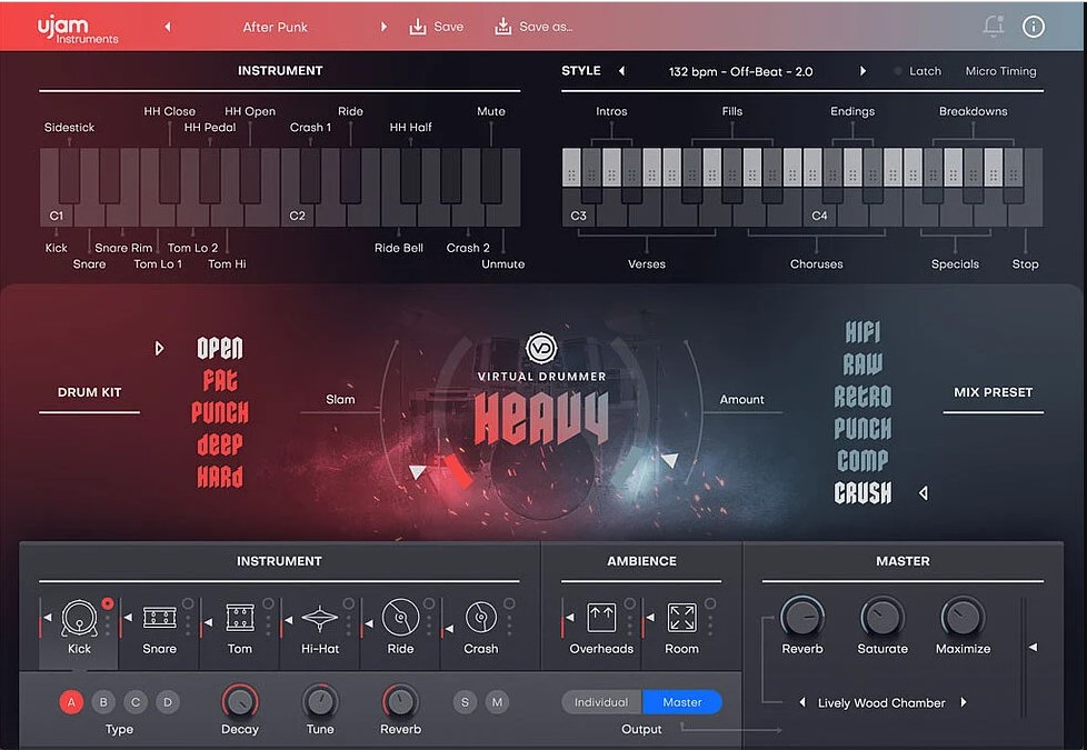 Ujam Heavy 2 - Virtual  Drummer  2 (Latest Version)